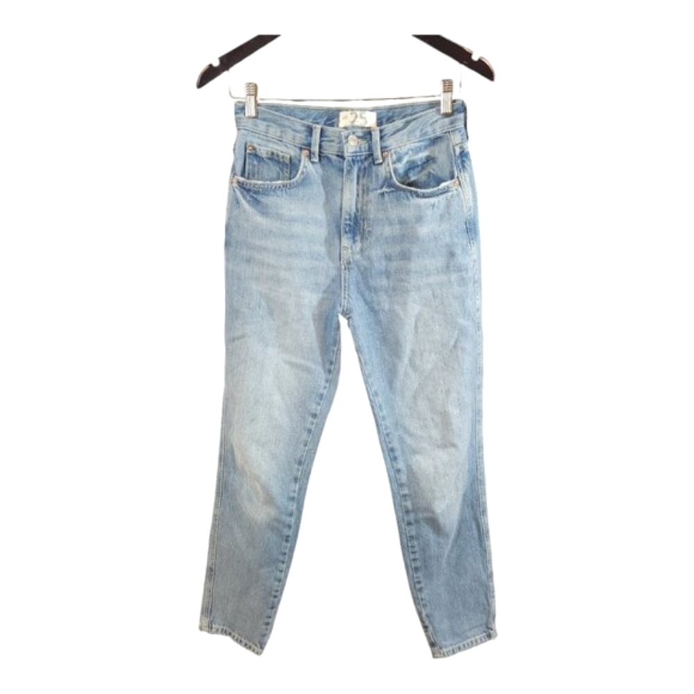 We the Free by Free People Stove Pipe High Rise Jeans in Out West Women's 25 - Picture 2 of 6